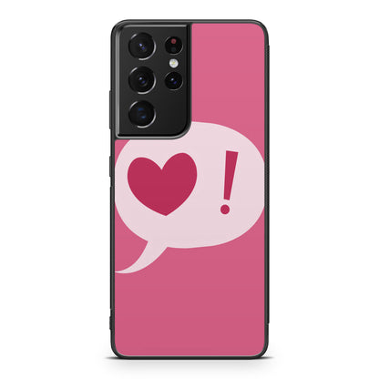 Love Pink Galaxy S21 Ultra Case
