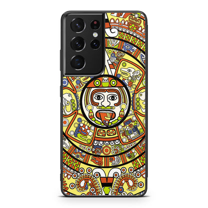 Mayan Calendar Galaxy S21 Ultra Case