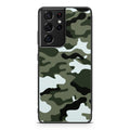 Military Green Camo Galaxy S21 Ultra Case