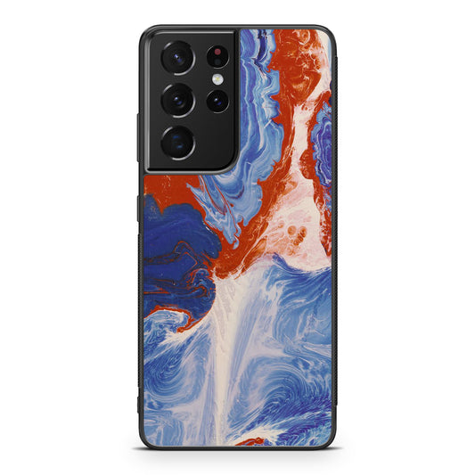 Mixed Paint Art Galaxy S21 Ultra Case
