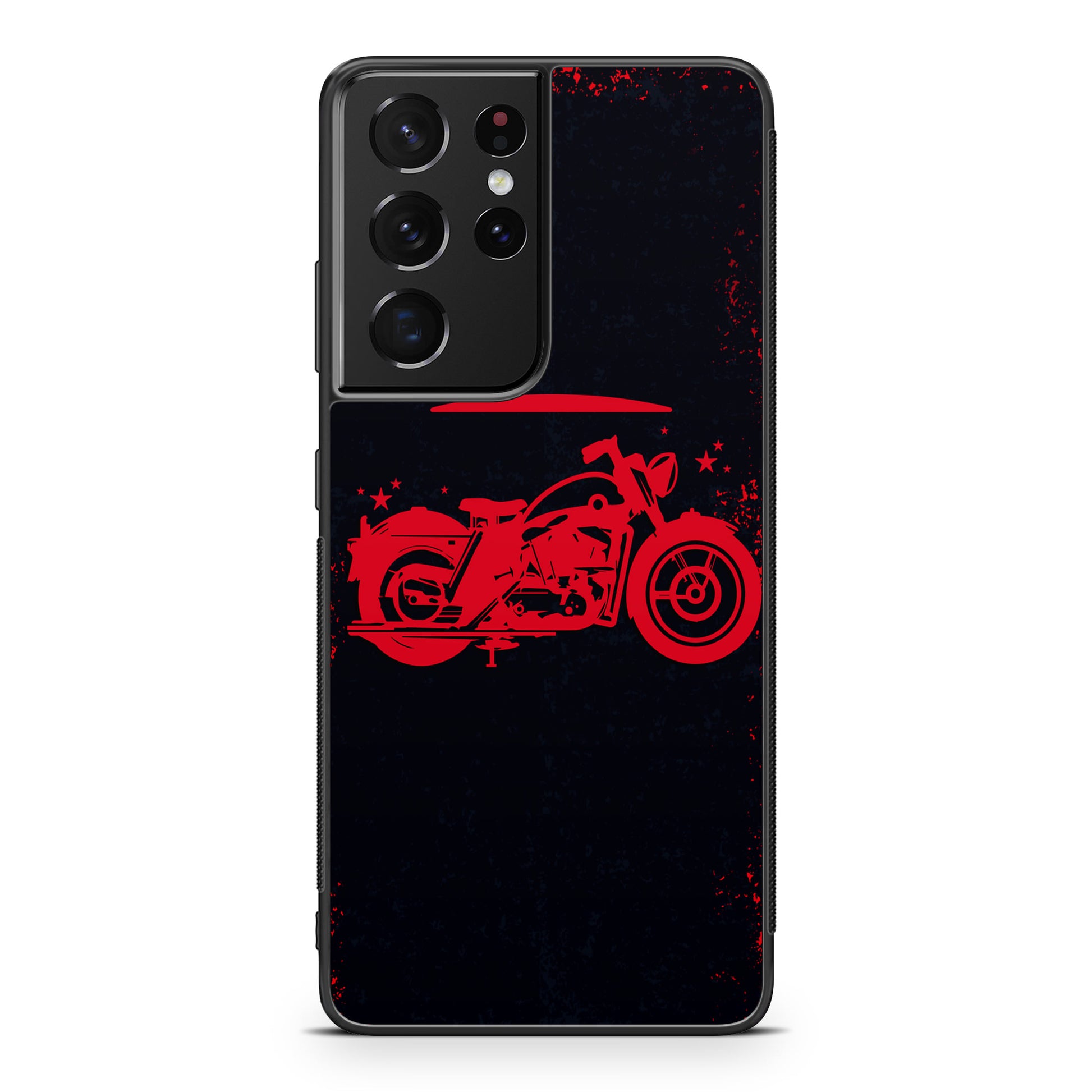 Motorcycle Red Art Galaxy S21 Ultra Case