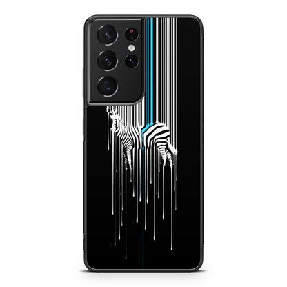Painting Zebra Galaxy S21 Ultra Case