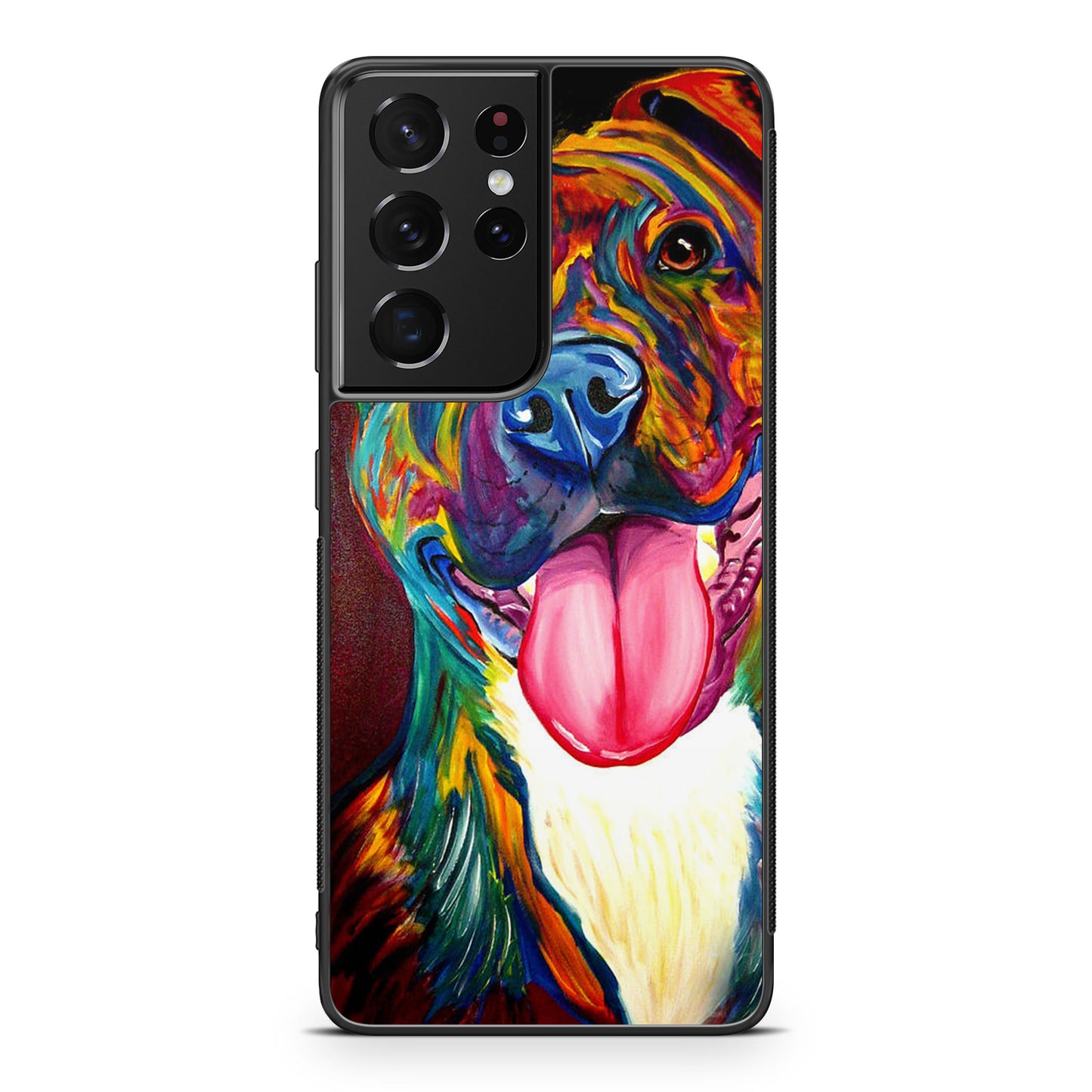 Pitbull Painting Art Galaxy S21 Ultra Case