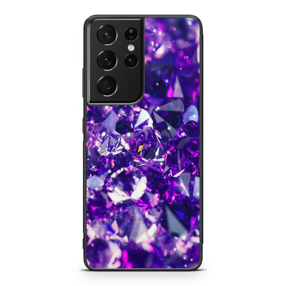 Purple Crystal Galaxy S21 Ultra Case