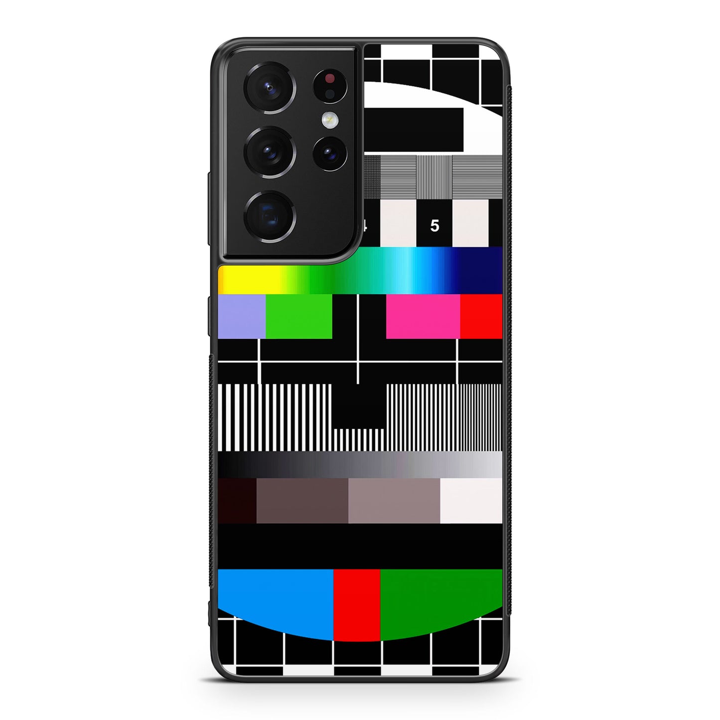 Scheme Pause TV Colorful Mesh Galaxy S21 Ultra Case