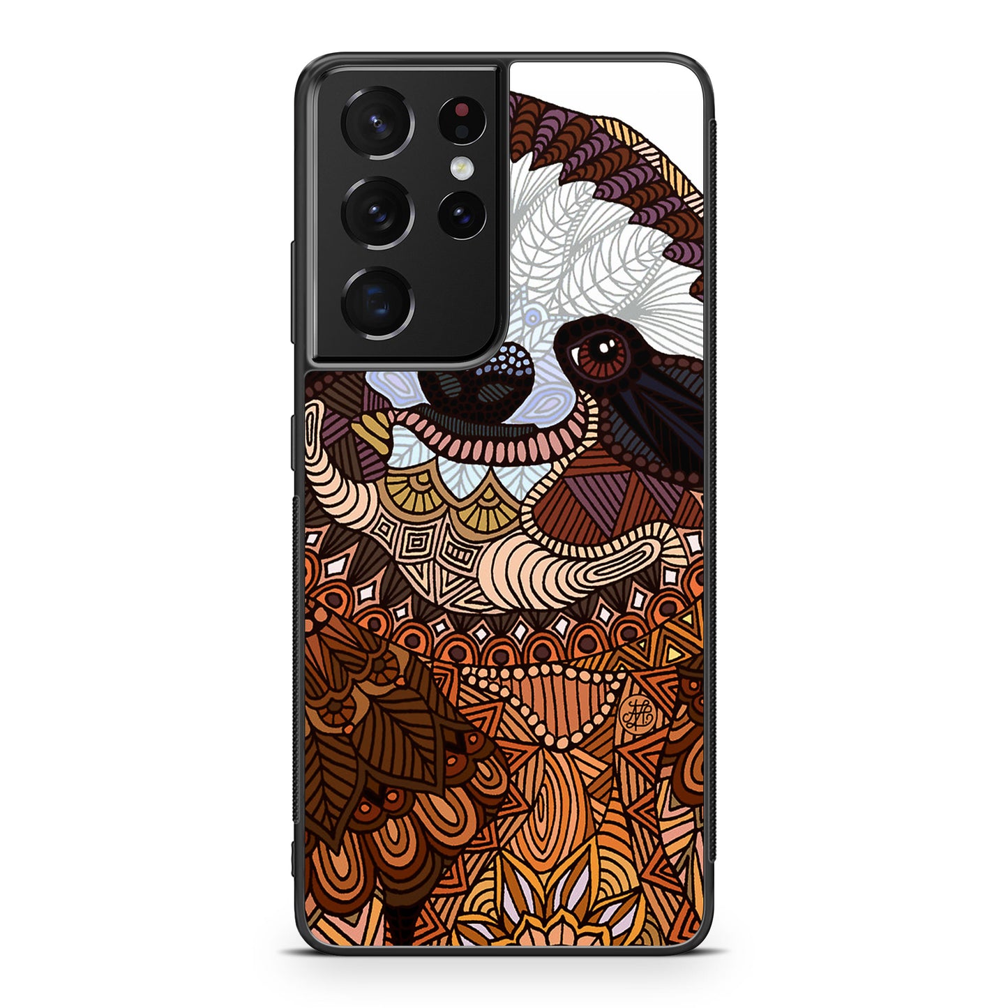 Sloth Ethnic Pattern Galaxy S21 Ultra Case