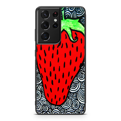 Strawberry Fields Forever Galaxy S21 Ultra Case