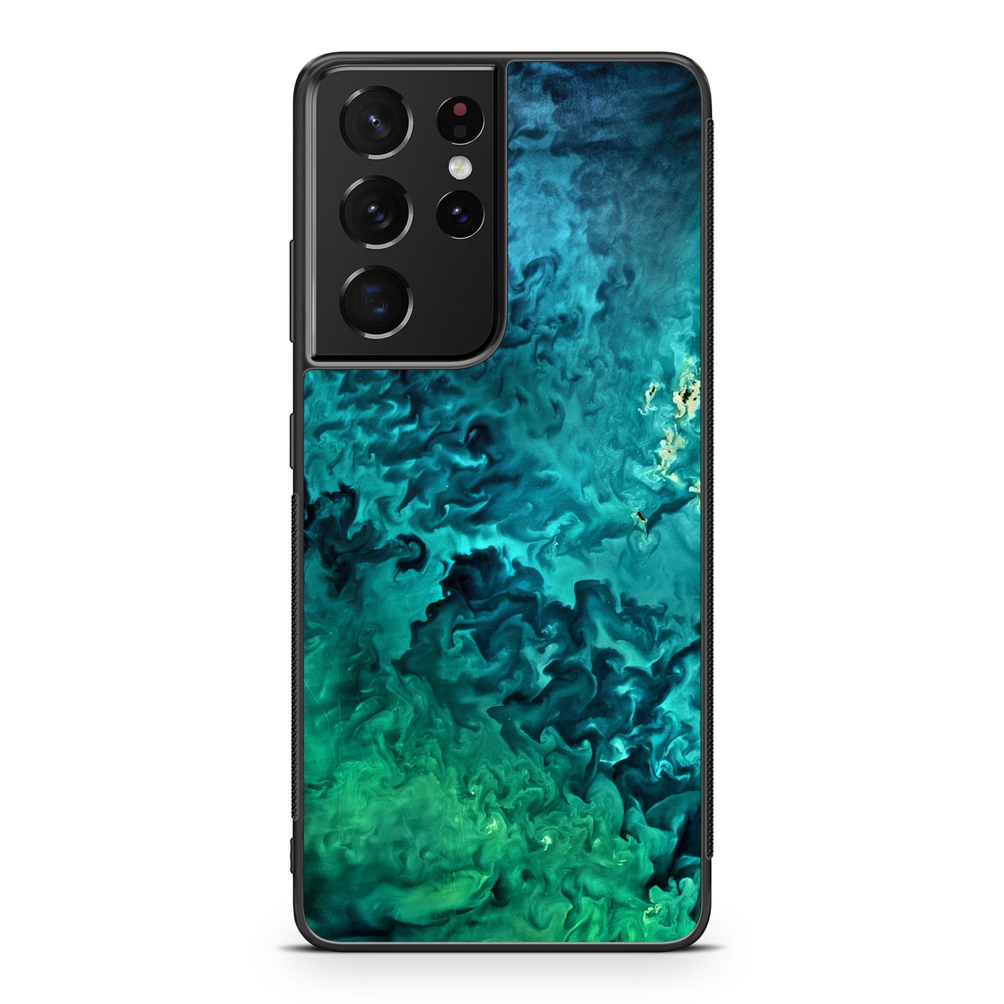 Swirls In The Yellow Sea Galaxy S21 Ultra Case