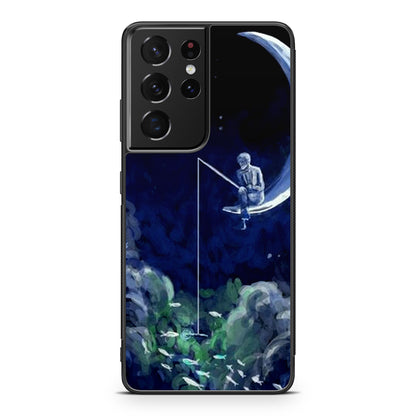 Tardis Walking To The Moon Galaxy S21 Ultra Case