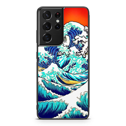 The Great Wave off Kanagawa Galaxy S21 Ultra Case