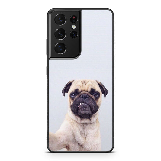The Selfie Pug Galaxy S21 Ultra Case