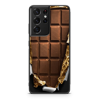 Unwrapped Chocolate Bar Galaxy S21 Ultra Case