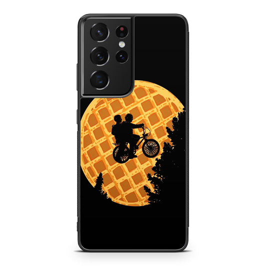 Waffle Moon Stranger Things Galaxy S21 Ultra Case