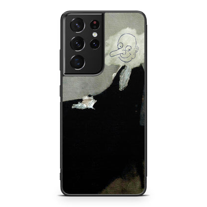 Whistler's Mother by Mr. Bean Galaxy S21 Ultra Case