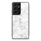 White Marble Galaxy S21 Ultra Case