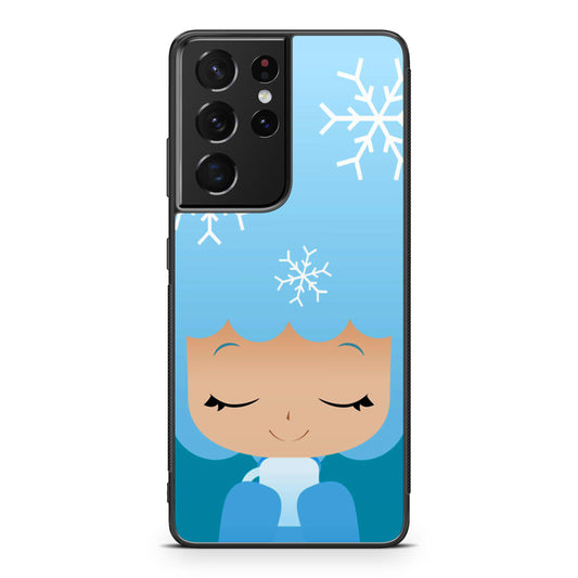 Winter Afro Girl Galaxy S21 Ultra Case