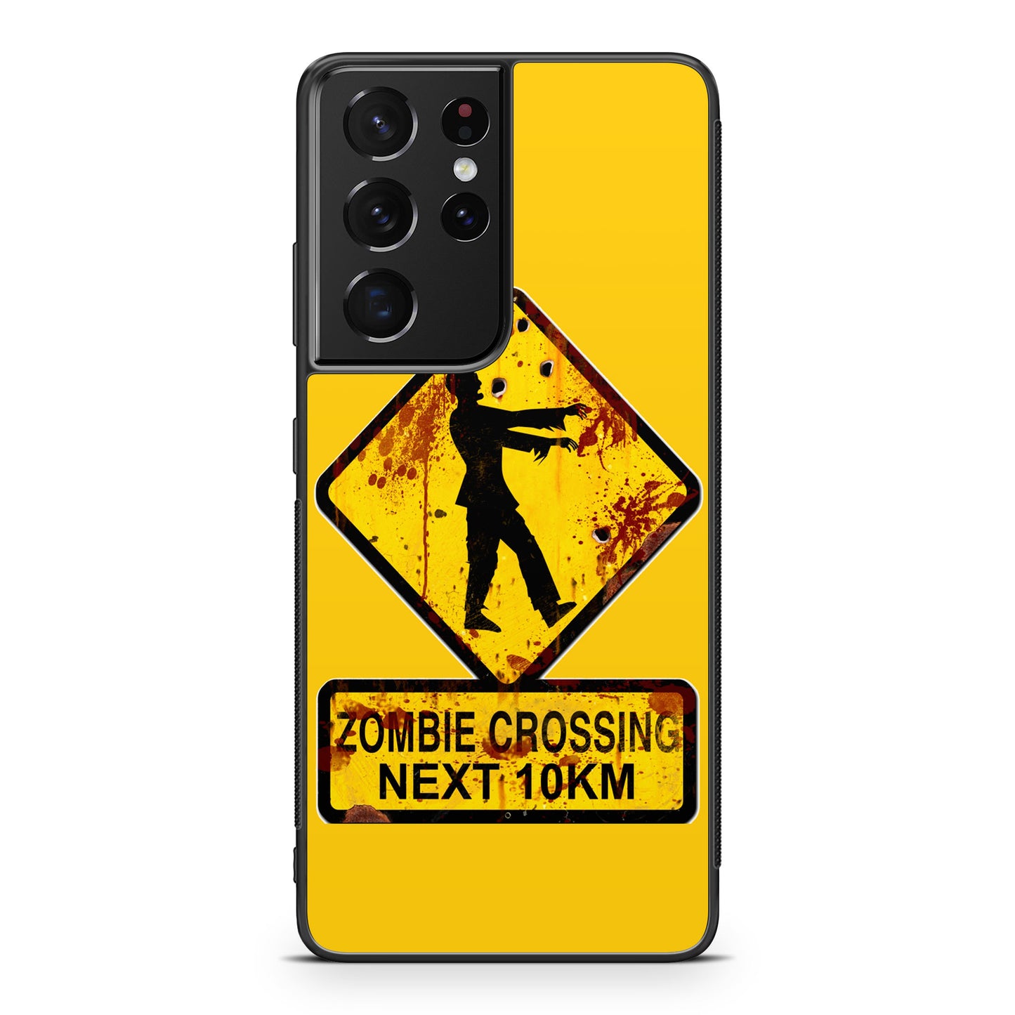 Zombie Crossing Sign Galaxy S21 Ultra Case