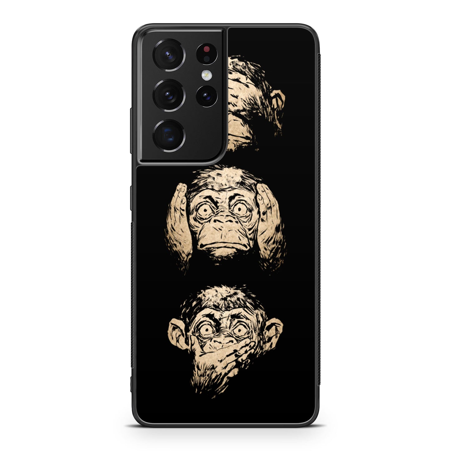 3 Wise Monkey Galaxy S21 Ultra Case