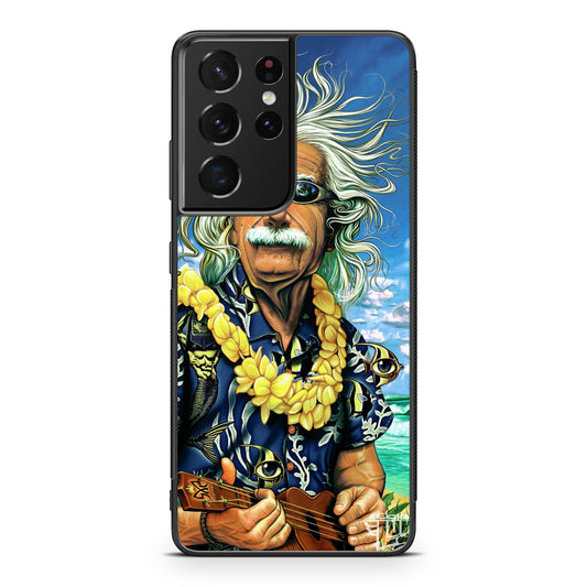 Albert Enstein On Vacation Galaxy S21 Ultra Case