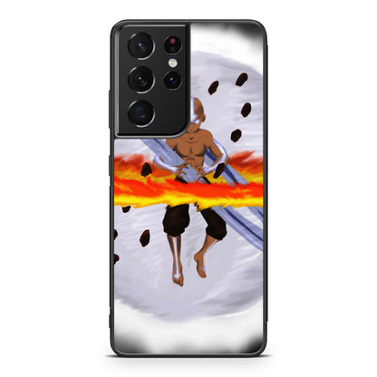 Avatar Aang Controls Four Elements Galaxy S21 Ultra Case