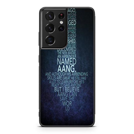 Avatar Quotes Galaxy S21 Ultra Case