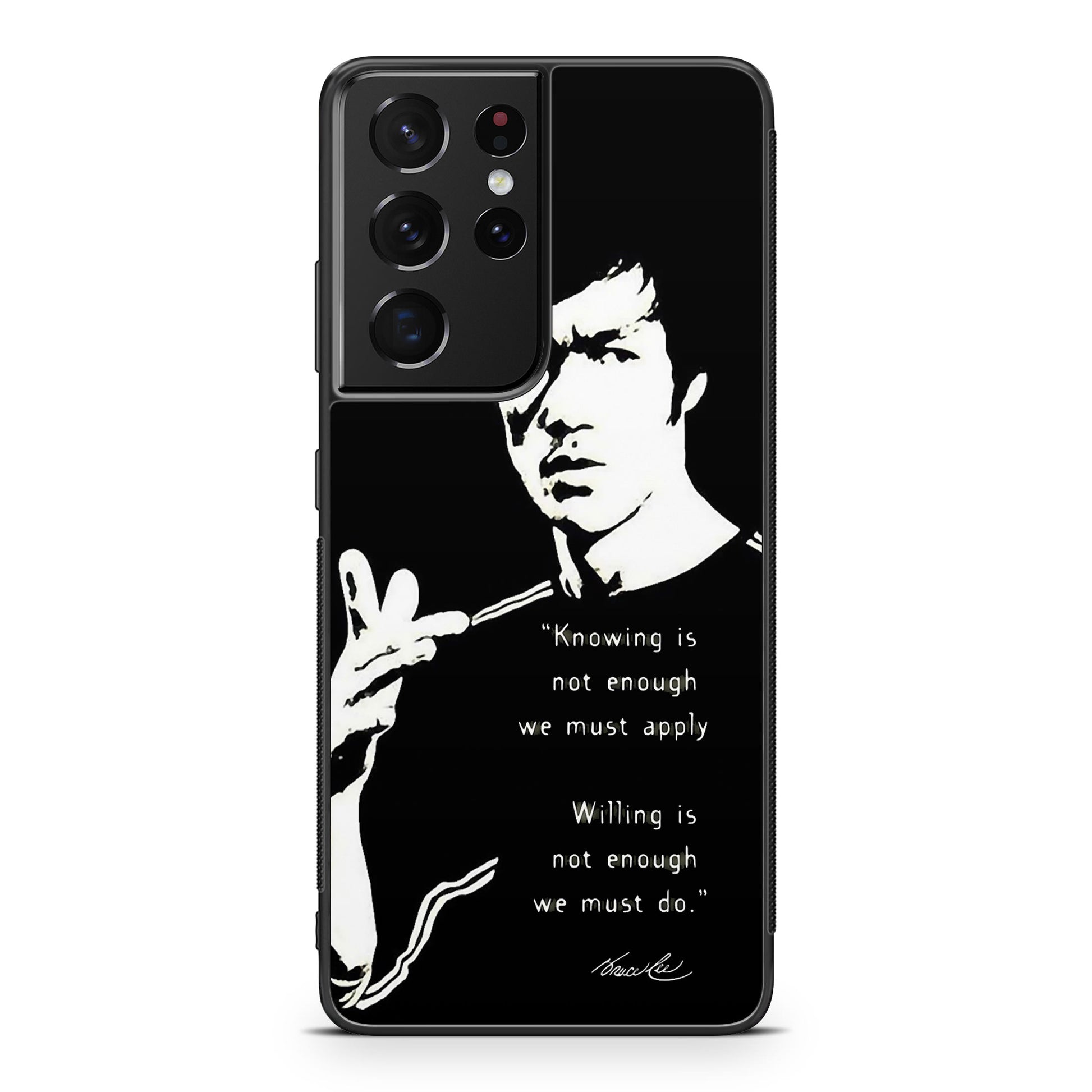 Bruce Lee Quotes Galaxy S21 Ultra Case