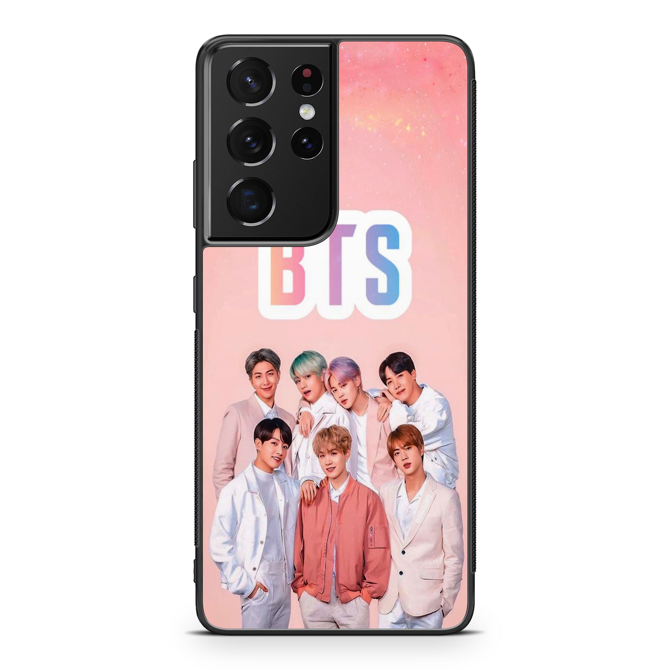 BTS Member in Pink Galaxy S21 Ultra Case