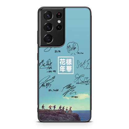 BTS Signature Galaxy S21 Ultra Case