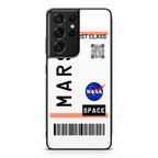 First Class Ticket To Mars Galaxy S21 Ultra Case