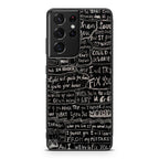Fix You Lyrics Galaxy S21 Ultra Case