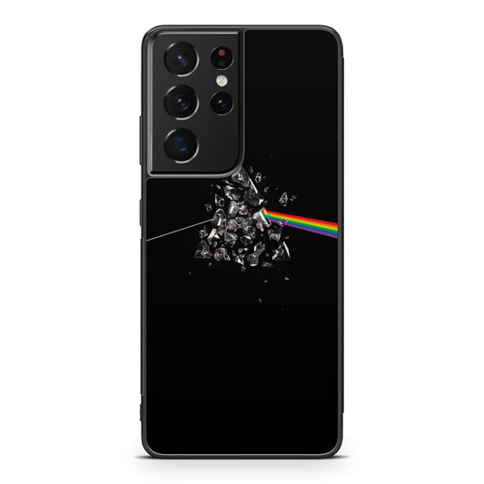 Glass Broken Light Refraction Galaxy S21 Ultra Case