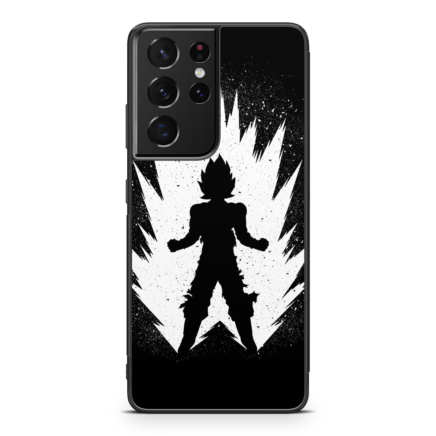 Goku Super Saiyan Black White Galaxy S21 Ultra Case
