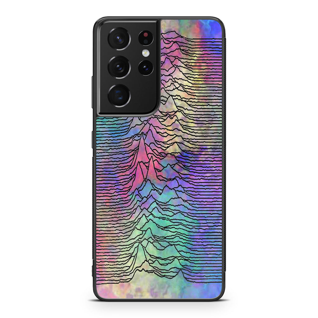 Joy Division Unknown Pleasures Colorful Galaxy S21 Ultra Case