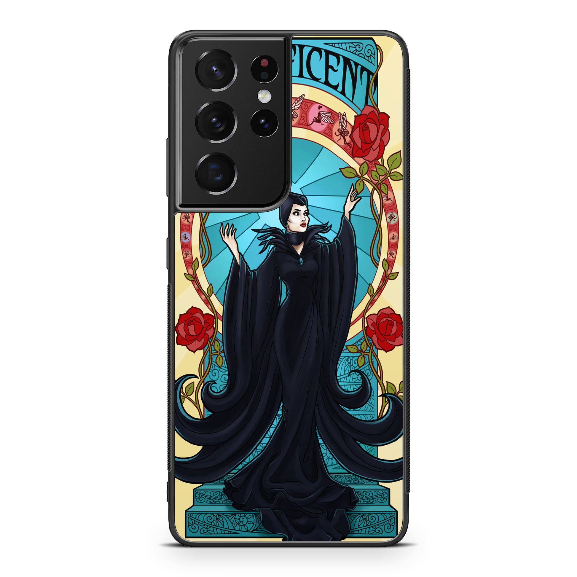 Maleficent With Flower Galaxy S21 Ultra Case