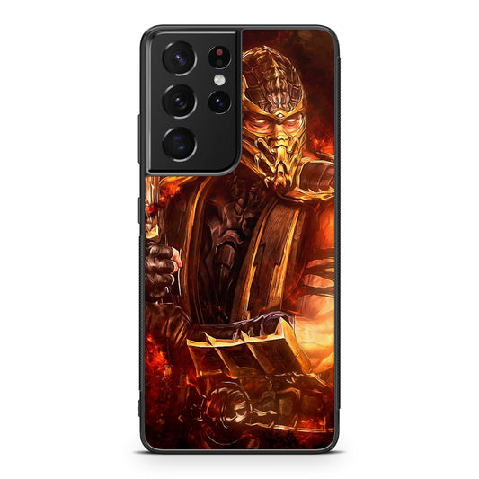 Mortal Kombat Scorpion Galaxy S21 Ultra Case