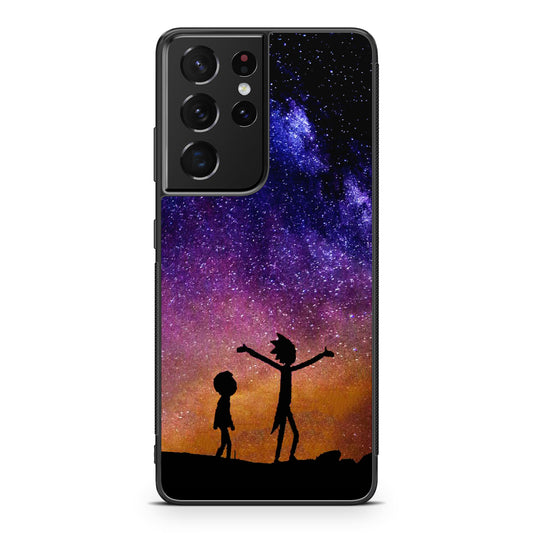 Morty Space Nebula Galaxy S21 Ultra Case