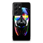 Music Lover Pug V Galaxy S21 Ultra Case