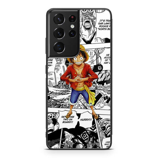 One Piece Luffy Comics Galaxy S21 Ultra Case