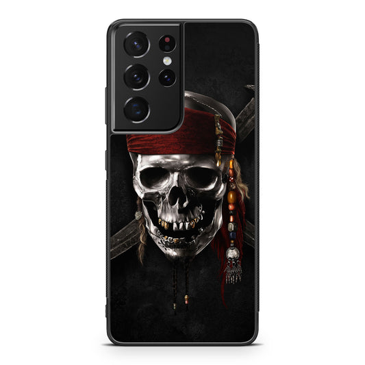 Pirates Of Carribean Skull Galaxy S21 Ultra Case