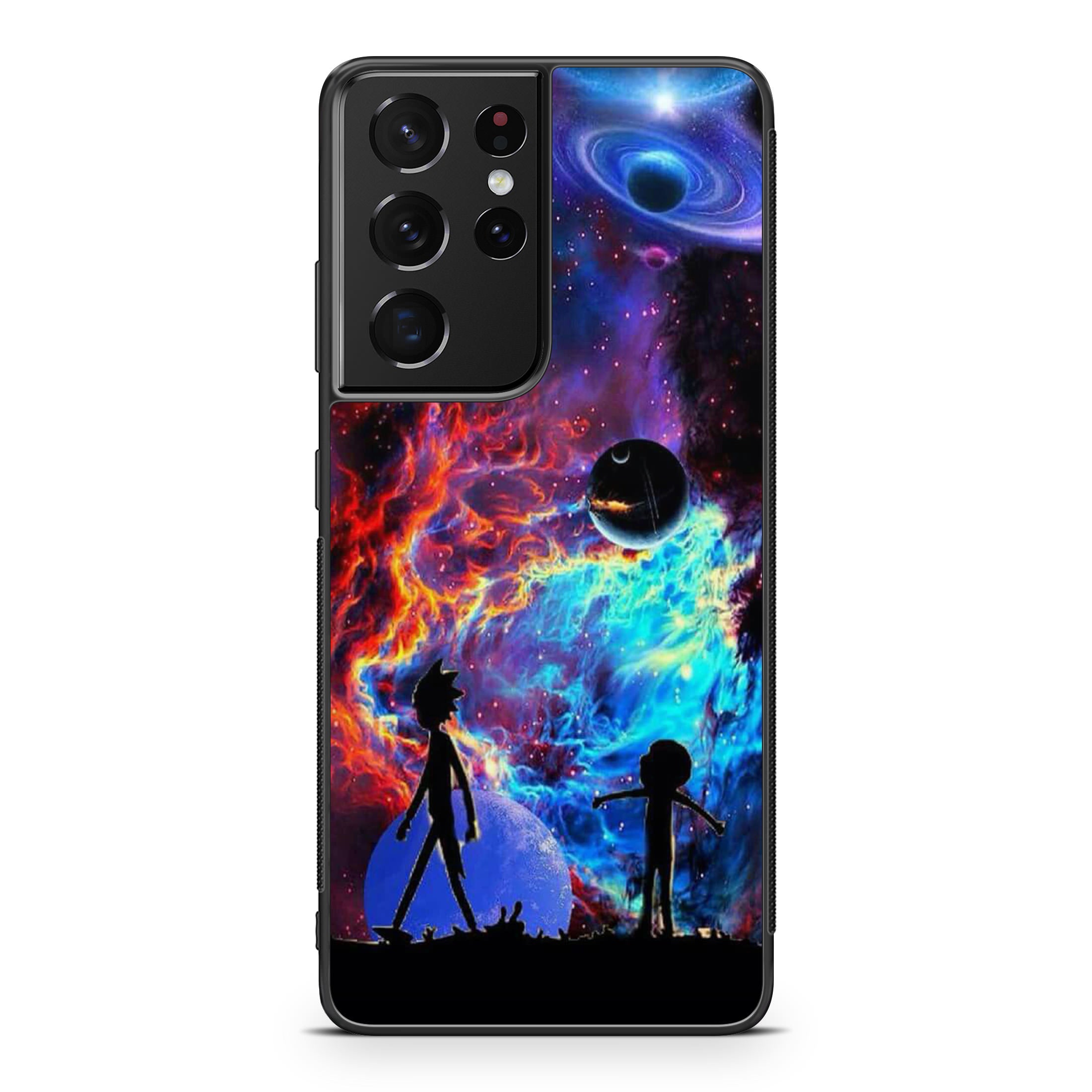 Rick And Morty Flat Galaxy Galaxy S21 Ultra Case