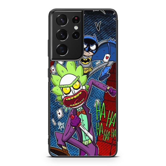 Rick And Morty Bat And Joker Clown Galaxy S21 Ultra Case