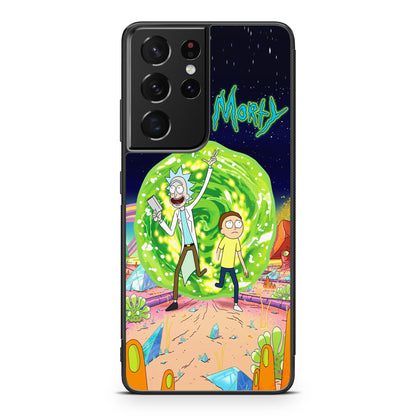 Rick And Morty Portal Gun Galaxy S21 Ultra Case