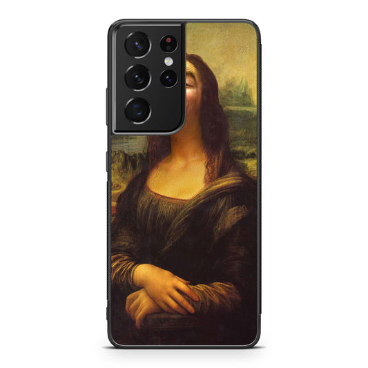 Rowan Atkinson Monalisa Funny Galaxy S21 Ultra Case