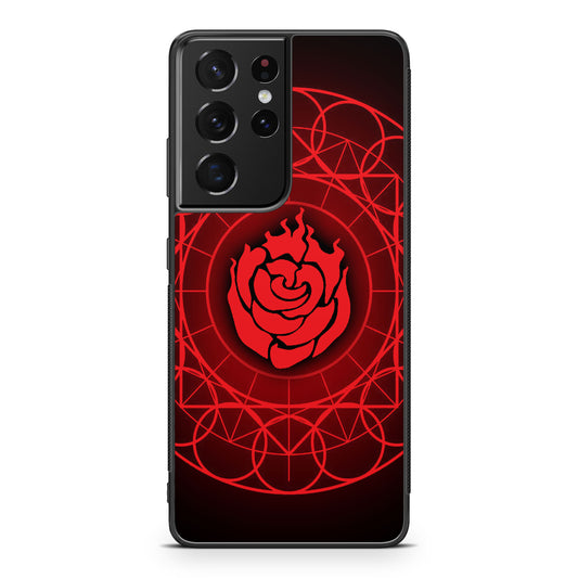 Ruby Rose Symbol RWBY Galaxy S21 Ultra Case