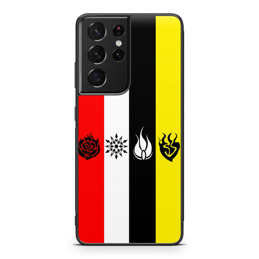 RWBY All Symbols Galaxy S21 Ultra Case
