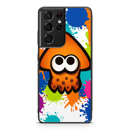 Splatoon Squid Galaxy S21 Ultra Case