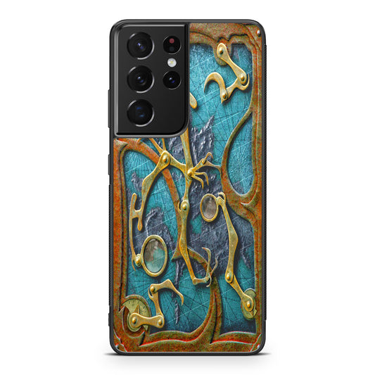 Steampunk Book Cover Galaxy S21 Ultra Case