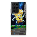 Super Saiyan Spongebob Card Galaxy S21 Ultra Case