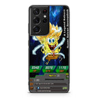 Super Saiyan Spongebob Card Galaxy S21 Ultra Case