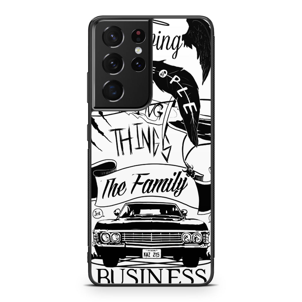 Supernatural Family Business Saving People Galaxy S21 Ultra Case